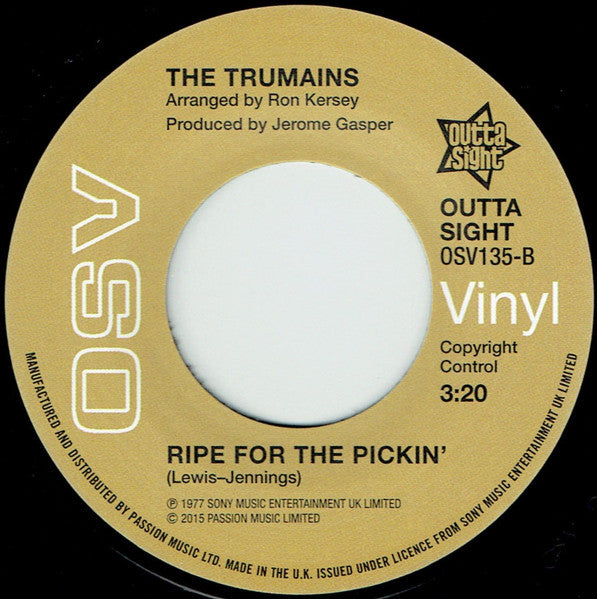 The Brothers Featuring  George Young (2) / The Trumains : Are You Ready For This / Ripe For The Pickin' (7")