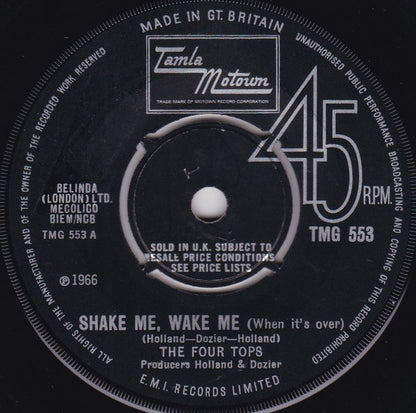 Four Tops : Shake Me, Wake Me (When It's Over) (7", Single)