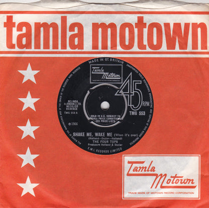 Four Tops : Shake Me, Wake Me (When It's Over) (7", Single)