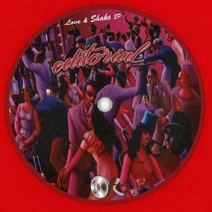 Ed Wizard & Disco Double Dee : Love & Shake EP (12", EP, Red)