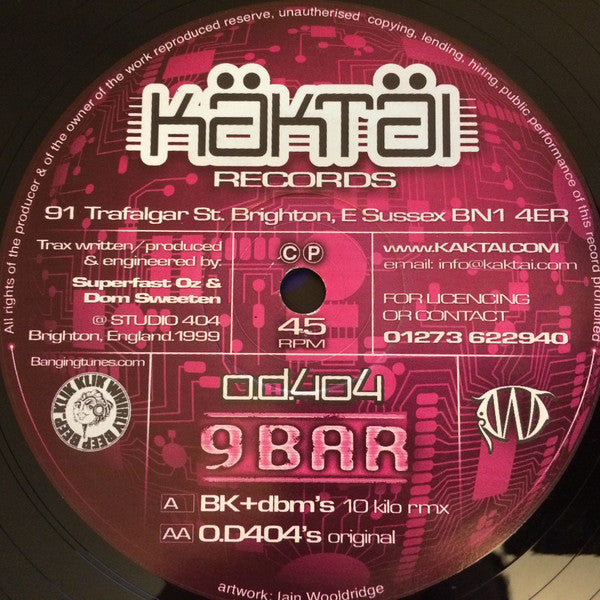 OD404 : 9 Bar (12")