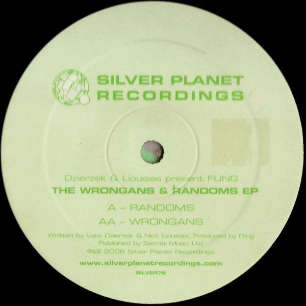 Dzierzek* & Liousias* Present Fling : The Wrongans & Randoms EP (12", EP)