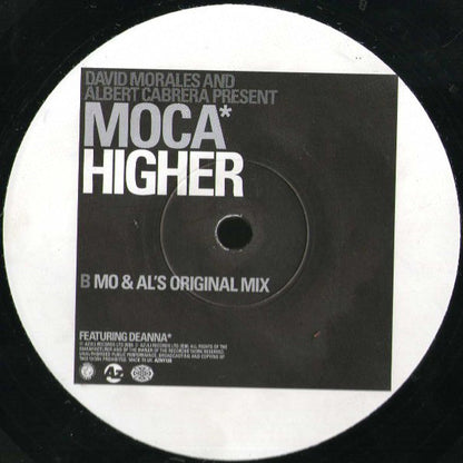 David Morales & Albert Cabrera Present Moca Featuring Deanna : Higher (12")
