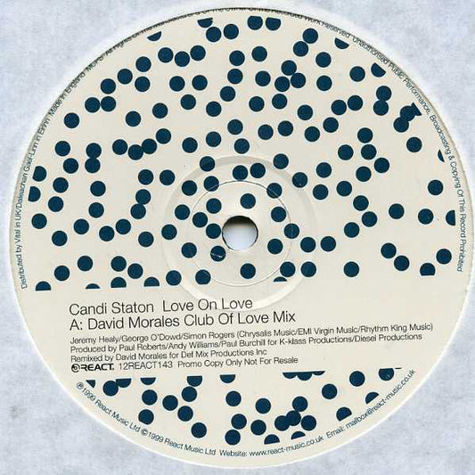 Candi Staton : Love On Love (2x12", Promo)