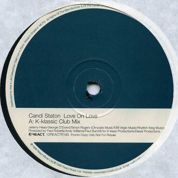 Candi Staton : Love On Love (2x12", Promo)