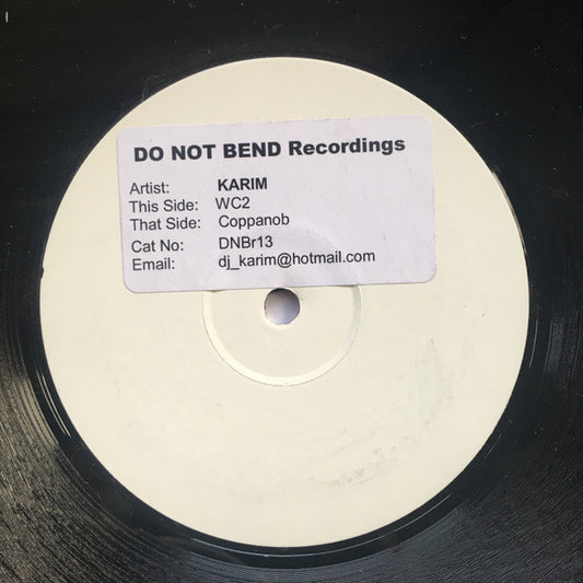 Karim : WC2 / Coppanob (12", W/Lbl)