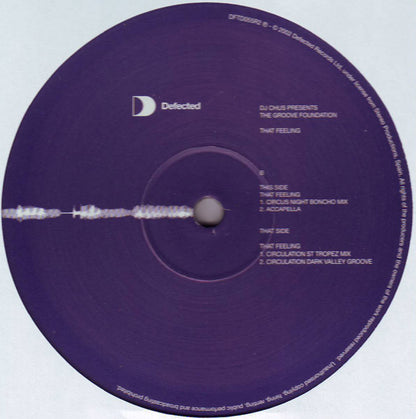 DJ Chus Presents The Groove Foundation* : That Feeling (Remixes) (12")