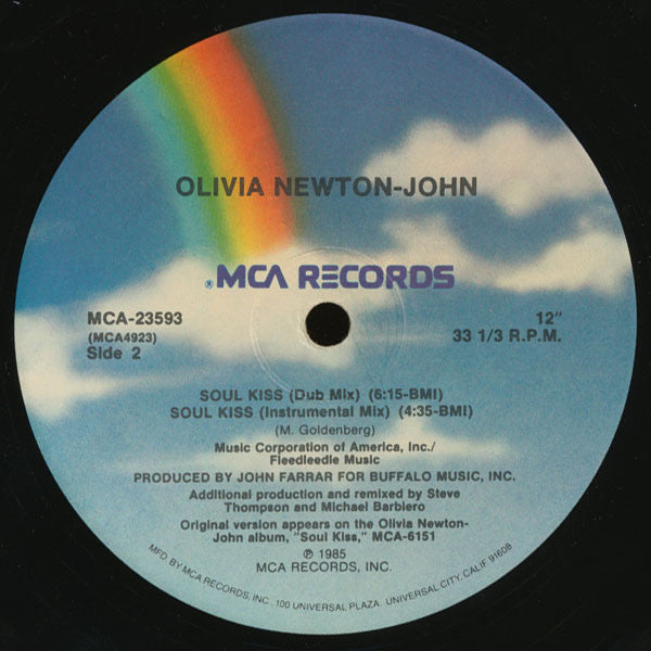 Olivia Newton-John : Soul Kiss (12")