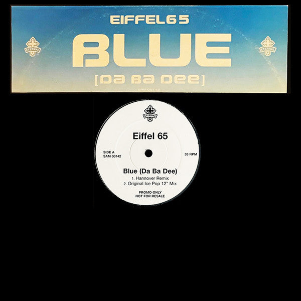 Eiffel 65 : Blue (Da Ba Dee) (12", Promo)