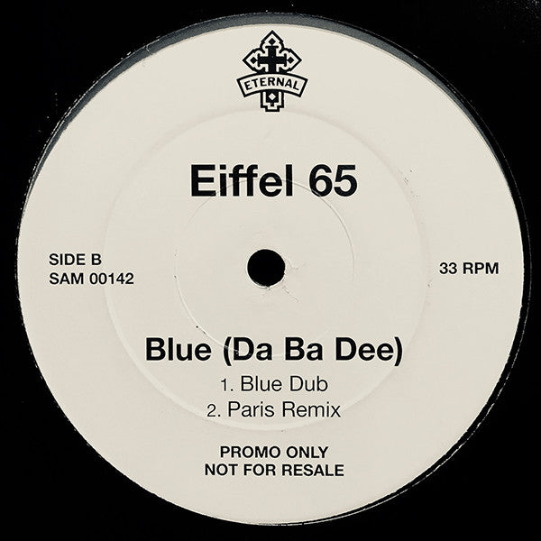 Eiffel 65 : Blue (Da Ba Dee) (12", Promo)