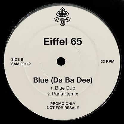 Eiffel 65 : Blue (Da Ba Dee) (12", Promo)