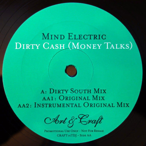 Mind Electric : Dirty Cash (Money Talks) (12", Promo)