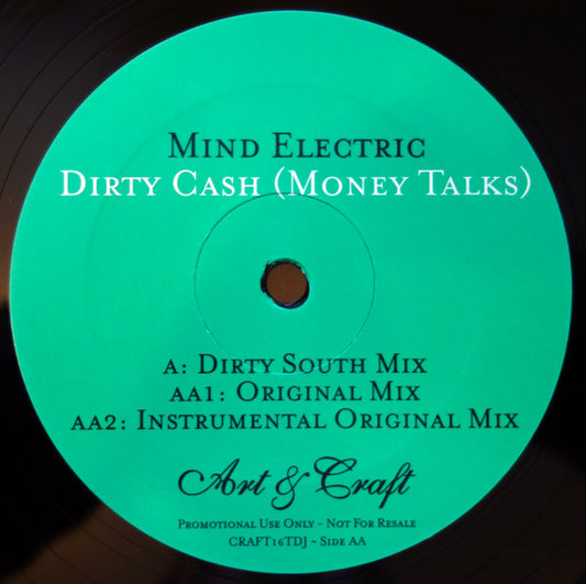 Mind Electric : Dirty Cash (Money Talks) (12", Promo)