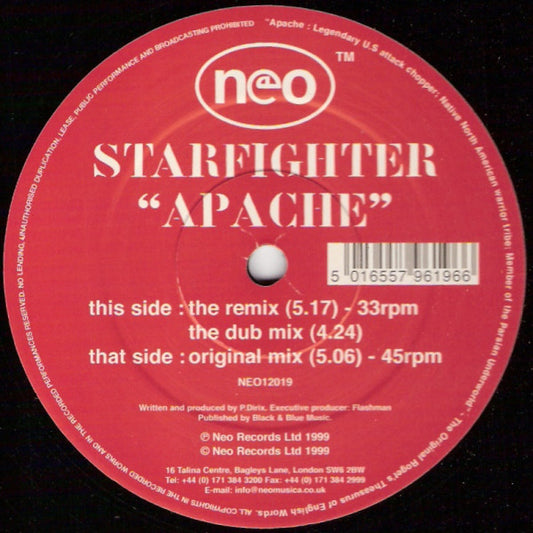 Starfighter : Apache (12")