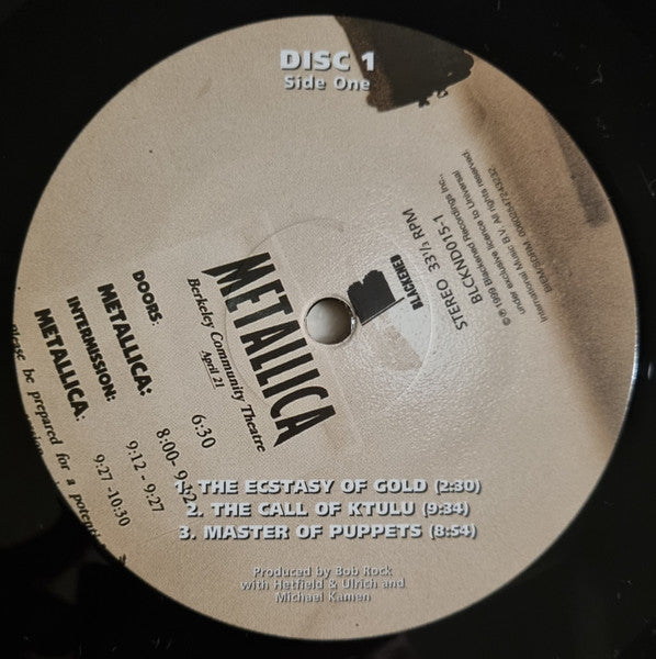 Metallica With Michael Kamen Conducting The San Francisco Symphony Orchestra* : S&M (3xLP, Album, RE, Gat)