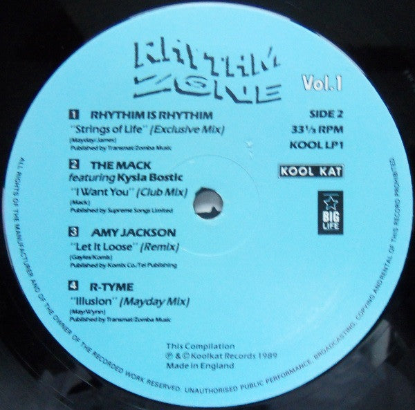 Various : Rhythm Zone Vol. 1 (LP, Comp)