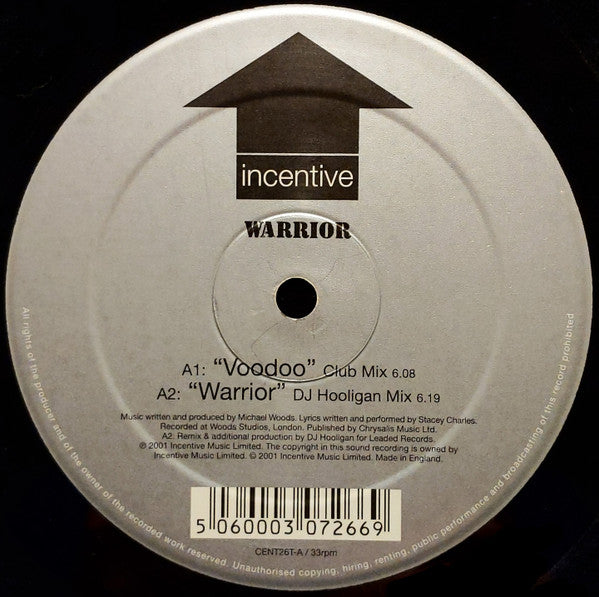 Warrior : Voodoo (12", Single)