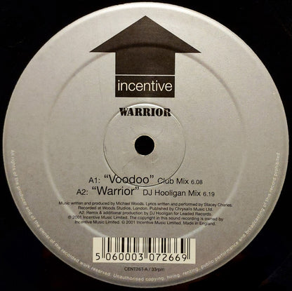 Warrior : Voodoo (12", Single)