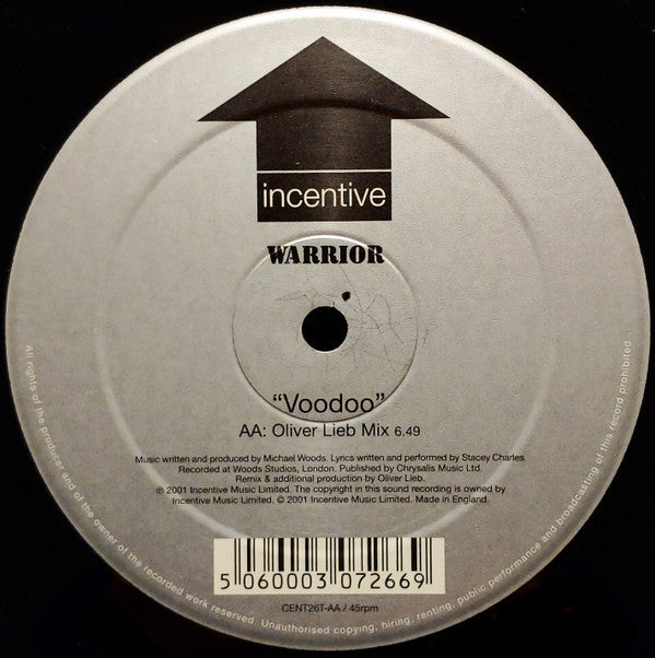 Warrior : Voodoo (12", Single)