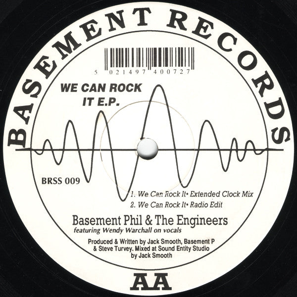 Basement Phil & The Engineers : We Can Rock It E.P. (12", EP)