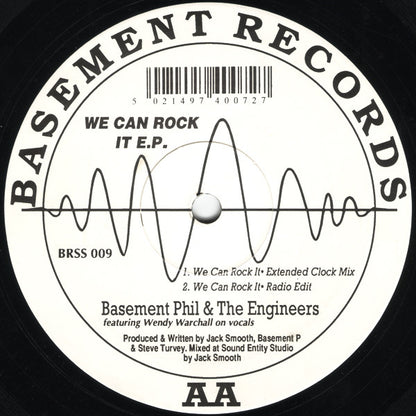 Basement Phil & The Engineers : We Can Rock It E.P. (12", EP)