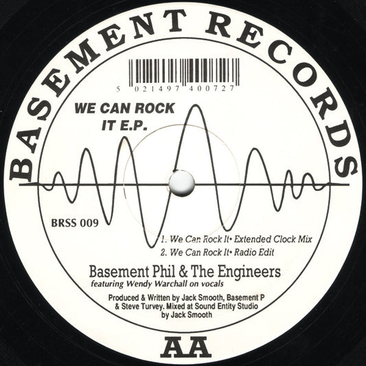 Basement Phil & The Engineers : We Can Rock It E.P. (12", EP)