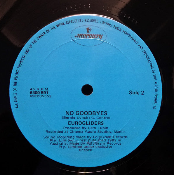 Eurogliders : Without You (12", Single)