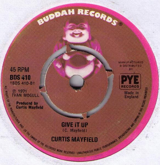 Curtis Mayfield : Move On Up (7", Single, RE)