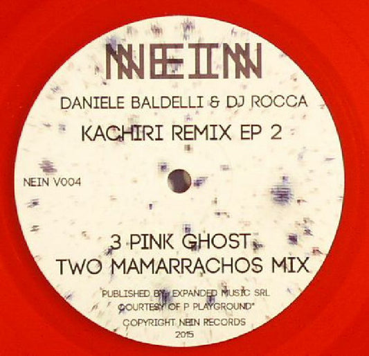 Daniele Baldelli & DJ Rocca : Kachiri Remix EP 2 (12", EP, Red)