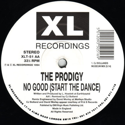 The Prodigy : No Good (Start The Dance) (12", Single)