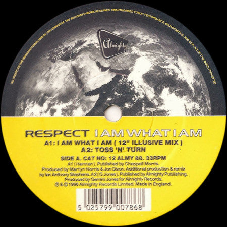 Respect : I Am What I Am (12")