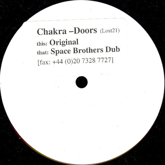 Chakra : Doors (12", W/Lbl, Sti)