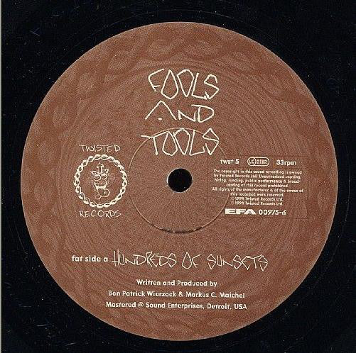 Fools And Tools : Hundreds Of Sunsets / Itchy And Scratchy (Edit 37) (12")
