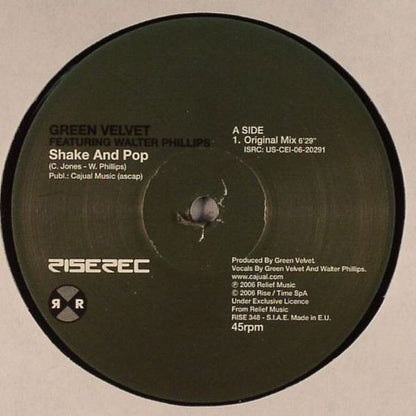 Green Velvet : Shake And Pop (12")