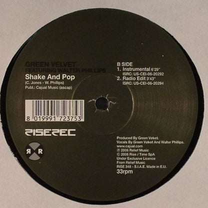 Green Velvet : Shake And Pop (12")
