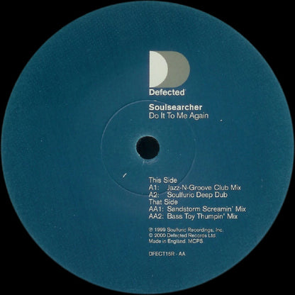 Soulsearcher : Do It To Me Again (Remixes) (12")