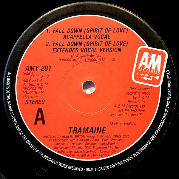Tramaine* : Fall Down (Spirit Of Love) (12")