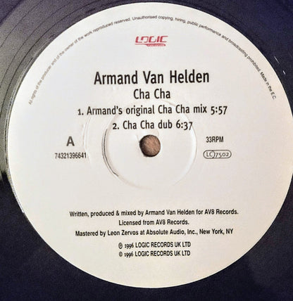 Armand Van Helden : Cha Cha (12")