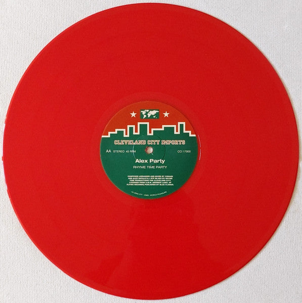 Alex Party : Alex Party (Read My Lips) (12", Red)