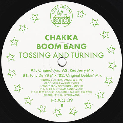 Chakka Boom Bang* : Tossing And Turning (12")