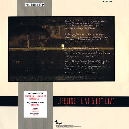 Spandau Ballet : Lifeline (12", Single)