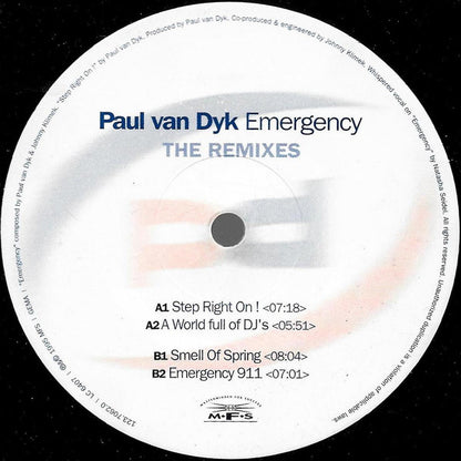 Paul van Dyk : Emergency (The Remixes) (12")