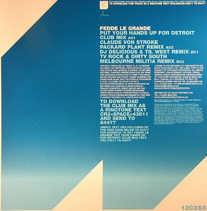 Fedde Le Grande* : Put Your Hands Up For Detroit (12")