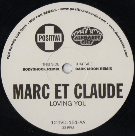 Marc Et Claude : Loving You (12", Promo)