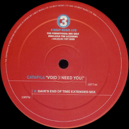Catapila : Void (I Need You) (2x12", Promo)