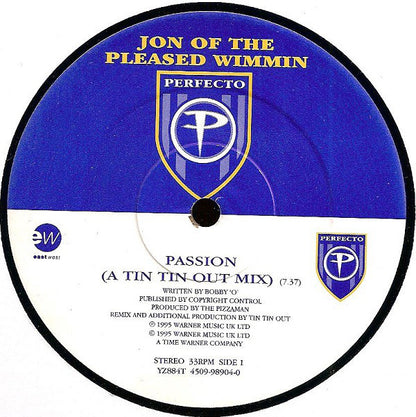 Jon Of The Pleased Wimmin : Passion (12")