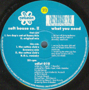 Soft House Co. II* : What You Need (12")