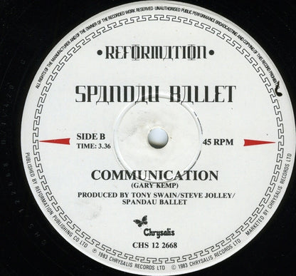 Spandau Ballet : Communication (Club Mix) (12", Single)