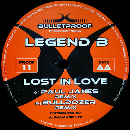 Legend B : Lost In Love (12")