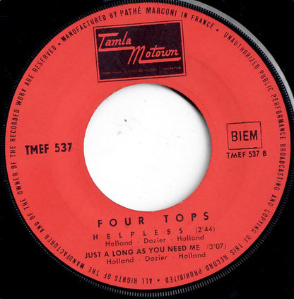 Four Tops : Standing In The Shadow Of Love (7", EP)